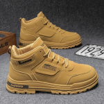 Meeste saapad Uued k&otilde;rge s&auml;&auml;rega nahast meeste kingad V&auml;litingimustes kulumiskindlad Moodsad spordi t&ouml;&ouml;saapad Lumesaapad 39 khaki