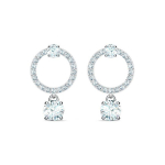 Swarovski Circle Attract Roodiumiga kaetud k&otilde;rvar&otilde;ngad Naiste k&otilde;rvar&otilde;ngad Valge 5563278 Box (Random Color)