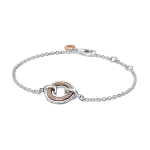 Pandora Mustriga Disain 925 H&otilde;bedast K&auml;ev&otilde;ru Naiste k&auml;ev&otilde;ru 582741C01 Box,18