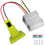 A25F-Pinge regulaatori muunduri adapter Ryobi DC 18V jaoks DC 12V 20A 240W astmeliseks langetamiseks Automaatne Buck Boost DIY adapter