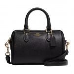 Coach Mini Rowan Crossgrain nahast kott Daily Elegantne &otilde;lakott CV404-IMBLK Basic Set (Bag+Dust Bag)