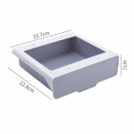 Peidetud rippuv hoiukast K&ouml;&ouml;gisahtli kahvellusikaalus Isekleepuv lauaalune sahtel Kontori kirjatarvete t&ouml;&ouml;riistade korraldaja hall