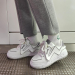 Meeste kingad Harajuku stiilis paksu tallaga leivakingad vabaaja moekingad k&otilde;rgendatud isa kingad spordiskatekingad 39