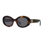 CELINE ovaalsed p&auml;ikeseprillid Blonde Havana/Smoke Naiste prillid Pruun CL40194U-53A Brown Eyeglass Pouch