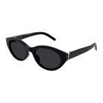 Saint Laurent Logo Kaunistatud Kassikujulised P&auml;ikeseprillid Unisex P&auml;ikeseprillid Must M148/F001 Basic Packaging-Eyeglass Case