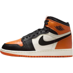 Jordan Air Jordan 1 High top Children's Basketball Shoes Black White Orange Children Aged 3 7 Years Old FD1412-008 31 black