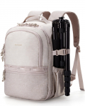 BAGSMART Kaamerakott Seljakott DSLR SLR Kaamera Seljakotid &Otilde;larihmaga Sony Canon Nikonile Vargusvastane Reisikott L25.9W16H36CM beež