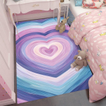 Vikerkaare S&uuml;dame Prindiga Ala vaip libisemiskindel pehme vaip elutuppa magamistuppa laste tuppa p&otilde;randale kodu kaunistuseks 80x120cm