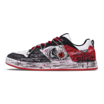 Nike SB Alleyoop Scarlet Consume Abrasion Resistant, Balanced, Breathable Low top Skateboard Shoes Men's Black Red CJ0882-102(Team1730-) 45 gray