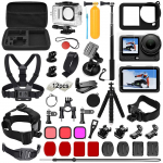 Action-kaamera Tarvikute Komplekt DJI Osmo Action 6 jaoks 6 Olulist Tarvikut Komplekt Veekindla Korpus ja Objektiivi Kaitsekattega China Mainland