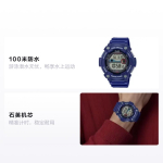 CASIO VINTAGE seeria-ketas 100 meetrit veekindel spordikell Kvartsvaikrihm meeste k&auml;ekell hall sihverplaat WS-1300H-2AVCF sinine