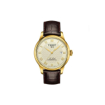 Tissot Le Locle Automaatne Mehaaniline Liikumine Rooma Numbrid Kuup&auml;evan&auml;idik Kell Meeste kellad Kuldne Teras Must T006.407.36.263.00 Regular Watch Box,Ivory Watch Dial