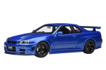 AUTOart NISMO R34 Bayside Blue 1/18 GT-R Z-tune (Valmis mudel)