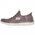 Skechers Slip-Ons Mugavad Mitmek&uuml;lgsed Madalad Vabaajajalatsid Naiste tossud Pruun 150254-BRN 35
