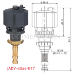Automaatne t&uuml;hjendusklapp 2901056300 ATLAS COPCO Automaatne t&uuml;hjendusklapp G3/8 G1/2 JADV-ATLAS-G17 /20 Pneumaatilised tarvikud 1Mpa JADV-atlas-G17