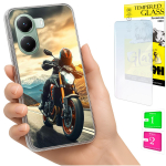 Kaitse&uuml;mbris Xiaomi Poco X7 Pro 5G jaoks &Uuml;mbris Foto&uuml;mbris Tagak&uuml;ljekate &Uuml;mbris + 9H Klaas