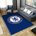 Jalgpall Chelsea F C Vaip elutuppa, magamistuppa, kodu diivanile, laste m&auml;ngimiseks, libisemiskindel p&otilde;randamatt 100x150cm( 39x59in)