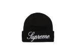 Supreme New Era Script Beanie Must One-Size black