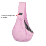 Mugav Koerakott Lemmiklooma Ristkott &Otilde;lakott V&auml;ljas Reisimine Kaasaskantav Kass Kutsikas Sling Kandekott Lemmiklooma Kandmisvahendid (Pink,1pc) roosa