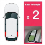 Volkswageni VW PASSAT B8 Sedaanile 2014-2022 Magnetiline Auto P&auml;ikesekate Esiklaasi Kardin Tagumine K&uuml;lg Laste Akna P&auml;ikesekate Visiir 2PCS SIDE TRIANGLE