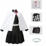 T&auml;iskasvanud lapsed Anime deemonitapja Kimetsu No Yaiba naine Kimono Tsuyuri Kanao Cosplay Kost&uuml;&uuml;m liblikas soeng S beež