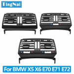LHD RHD auto tagumine v&auml;rske &otilde;hukonditsioneer AC ventilatsiooniv&otilde;re v&auml;ljalaskeava kate ForBMW X5 X6 E70 E71 E72 2007-2013 Rear Ac Vent Slider