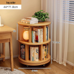 360&deg; p&ouml;&ouml;rlev t&auml;ispuidust raamaturiiul ja hoiuriiul lastele, p&otilde;randale ja seinale kinnitatav, nurga- ja kitsas kapp. Compact and Durable brown