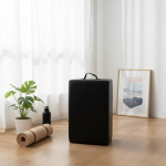 Pilates Moon Box Kaasaskantav K&auml;epide Pilates Reformeri Karbik Treeningplokk Mitmeotstarbeline Treeningvahend Spordivarustus Kvaliteetsed Materjalid black