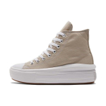 Chuck Taylor All Star Wmns Converse Move Platform High 'Beach Stone' Naiste A04365C 38 gray