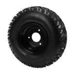 14x4.10 6 Rehv 6-tollise velje ja 3 poldimustriga Tubeless ATV Rehvi Ratta Velje Komplekt Asendus Kinder Quad ATV Kardile black
