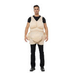 Eraspooky T&auml;iskasvanute Naljakas Kost&uuml;&uuml;m Paksude Inimeste Cosplay R&otilde;ivastus Halloweeni Karnivali Pidu Purim Maskeraad One Size pruun