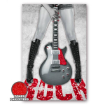 Les Tr&eacute;sors De Lily [M5290] - Toile 'Sexy Angel' rock bottes noires (40x60 cm) hall