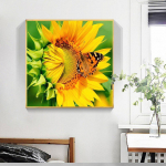 5D teemantmaal T&auml;is&uuml;mmargused lillede ja liblikate teemanttikandid 30x30CM