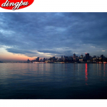 Teemantv&auml;rvimiskomplektid Teemanttikandid Loomad Ristpistes Pilt Rhinestones Teemantkunst Kingitus Kodukaunistus 20X30CM