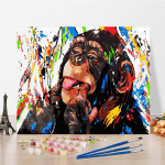 DIY maalimine numbrite j&auml;rgi Digitaalne &otilde;limaal Kodukaunistamine Hobid Kujutav kunst &Otilde;limaal Numbrid Numbrite maalimine &Otilde;limaal 40x50cm no frame