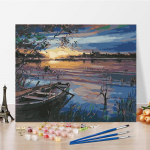 Kunst DIY Maalimine numbrite j&auml;rgi Teemantmaal Hobid Kodukaunistus &Otilde;limaal Digitaalne &otilde;limaal Numbrite maalimine 40x50cm no frame