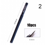 10 tk k&otilde;rge kvaliteediga 0,5 0,38 mm l&auml;bipaistva vedela tindiga pastapliiats &uuml;li&otilde;pilaskooli kontorisse 0.5mm