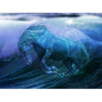 5D DIY teemantmaal  vesihobune  tikandid ruut / &uuml;mmargune teemantrist tikand Teemantmosaiikmaal, kaunistus kingitus Full Square (20X30CM)