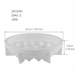 3D DIY valge silikoonist koogivorm &uuml;mmargune m&auml;ekujuline silikoonvorm &scaron;okolaadileiva magustoitude jaoks Mousse kooki k&uuml;psetusn&otilde;ud k&uuml;psetust&ouml;&ouml;riistad