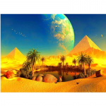 5D DIY Teemanttikandid Veeallikad k&otilde;rbes Teemantmaal T&auml;isringi ristpistemustrid Rhinestone kodukaunistus Full Round 20x30CM