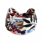 Puuvillane pehme pea&uuml;mbris Bandana turban elastne s&otilde;lme juukseaksessuaarid Vintage peapaelad laiad lilleprintid Boho 15