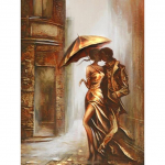 Imeline armastuse teemantmaali mosaiik t&auml;is&uuml;mmargune 5D DIY teemanttikandid romantiline paar kodukunsti ristpistes komplekt Full Round 20x25CM