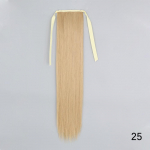 LISI HAIR Naiste mood, pikk sirge hobusesaba, s&uuml;nteetilisest kiust juuksepikendused, mis on &uuml;mbritsetud klambriga naistele 55CM