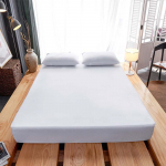 100% veekindel madratsikate, kuuepoolne t&otilde;mblukk, k&otilde;ikeh&otilde;lmav madratsikaitse, kuninganna kohandatud tepitud voodi, voodilina 90x200x20cm 1pc