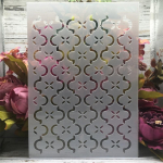 A4 29cm geomeetria lainejoon DIY kihistus&scaron;abloonid seinamaaling v&auml;ljal&otilde;igete album v&auml;rvimine reljeef album Dekoratiivne mall valge