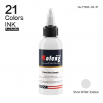 30 ml/pudel Professionaalne t&auml;toveeringutint kehakunsti jaoks Natural Plant Micropigmentation Pigment P&uuml;siv kulmude silmapliiats huule kehakunstid 1 unts Snow White Opaque