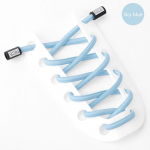 NICE Lukk Kingapaelad Ilma sidemeteta Elastsed paelad Tossud Lapsed T&auml;iskasvanutele Kiired Kingapaelad Kummipaelad &Uuml;mar Ilma lipsuta Kingapael Kingad - taevasinine v&auml;rv