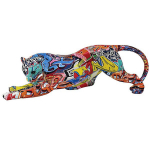 Les Tr&eacute;sors De Lily [A1357] - mitmev&auml;rviline vaigust kujuke  Graffiti Cheetah  - 43x15x13 cm mitmev&auml;rviline