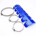 Mootorratta v&auml;ljalaske summuti torukaitse soojuskaitse kate sobib Honda Harley Chopper Cruiseri professionaalsete taastamistarvikute jaoks sinine