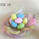 Plastikust lihav&otilde;ttemunad Rippuvad kaunistused Laste m&auml;nguasjad isetegemine lapsed k&auml;sit&ouml;&ouml; munade maalimine lihav&otilde;ttepeotarbed kodukaunistus 5X7 CM valge